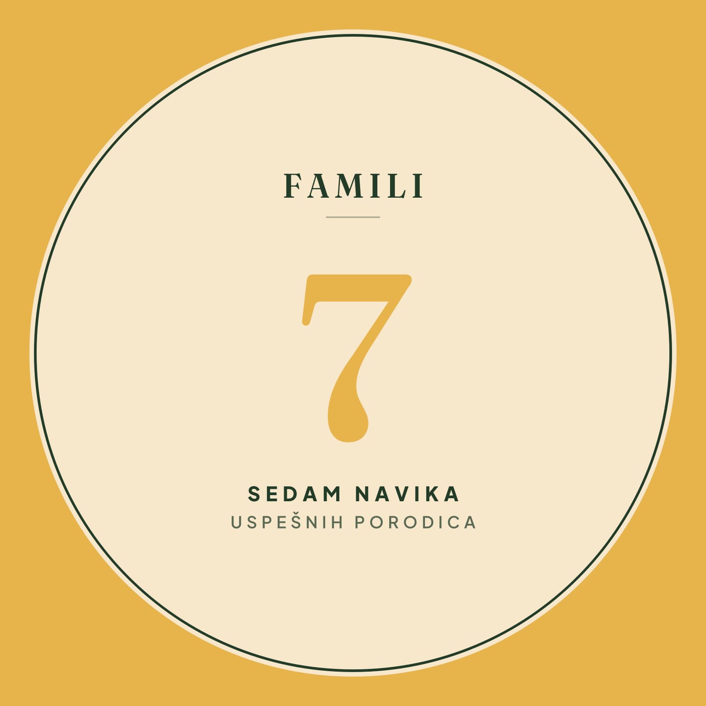 FAMILI edicija 02 — Атомске навике за породицу
